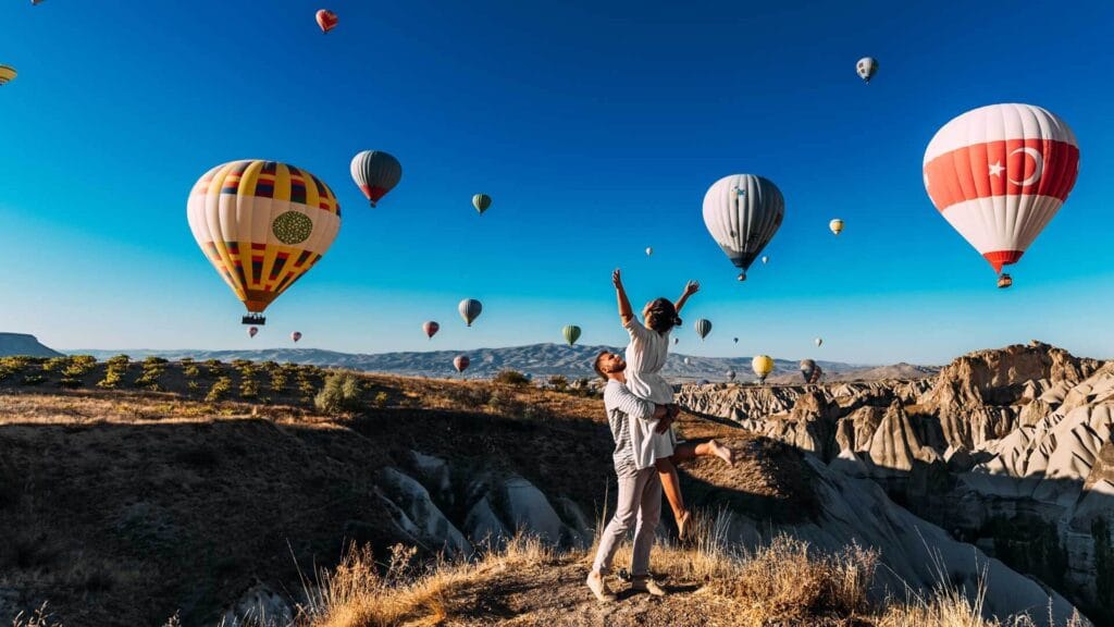 Balayı romantik kaçamak için türkiye