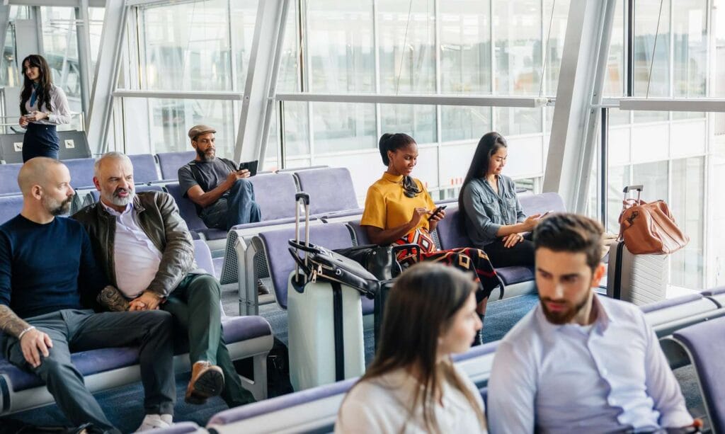 Time management at the airport for fast security