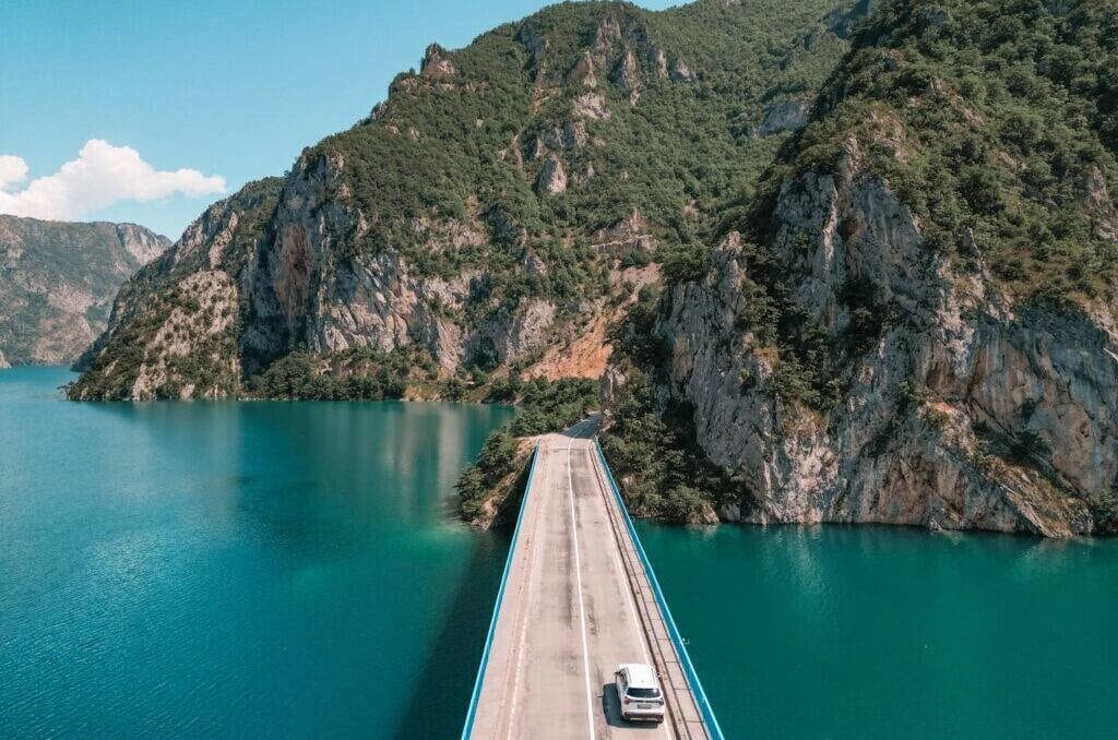 Balkans travel route