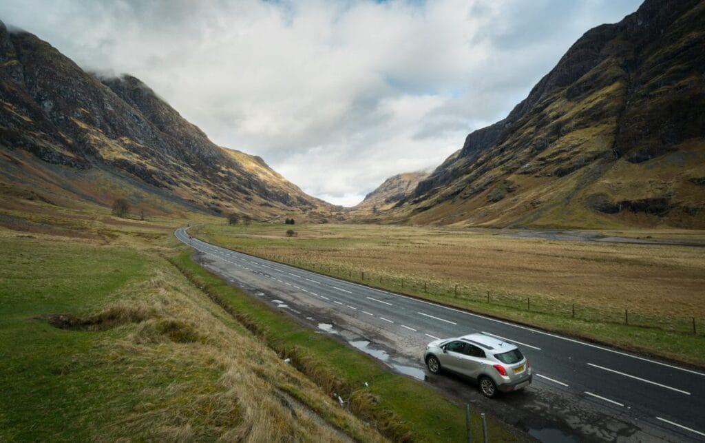 Scotland road trip in different seasons
