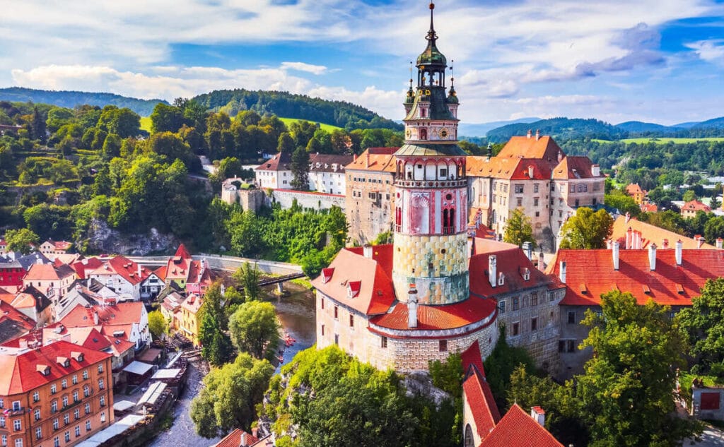 Czech historic cities transport accommodation